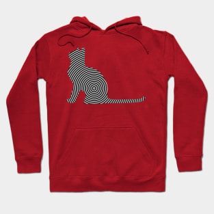 Cat Line Art Hoodie